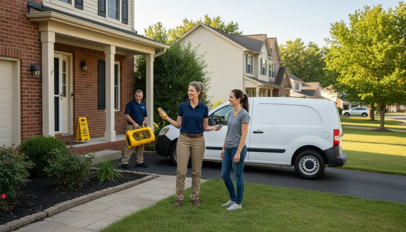 Water restoration image for Dehumidification And Cleanup Services in Marion, AL